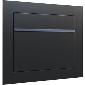 SORA - Modern Built-in Black Mailbox