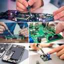 Adjustable Soldering Clamp, PCB Holder Frame and Clamping Kit for Circuit Board Soldering Motherboard Soldering Repair Tool 360 Degree Rotation