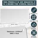 Ireer 24 x 48 Magnetic Board Steel Magnet Bulletin Boards for Walls Wet Erase Stainless Steel Board for Kitchen Office Classroom Displaying Letters Numbers Notes Photos