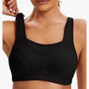 ZeroBound Women's Sports Bra High Impact Large Bust Full Coverage Workout Bras Adjustable Wirefree NO Padded Bra, Size 40DDD