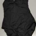HROYL Women's Classic V-neck Dance Camisole Leotard with Adjustable Straps for Ballet Gymnastics, S, Black
