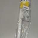 White Curtain Rods for Windows 28-48 inch, 2 Pack 5/8" Curtain Rod Set with Brackets, Splicing Adjustable Curtain Rod for Bedroom, Kitchen, Living Room, Matte White