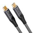 USB C Cable 10ft, Long C 3.2 Gen 2x2 Monitor Cable 4K, 20Gbps Data Transfer 100W Fast Charging, Compatible With Oculus Quest, MacBook Pro, Acer, Dell, HP, Portable Monitor