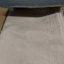 Fitable Faux Linen Beige Tablecloths for Rectangle Tables - 90 x 156 Inch - 6 Pack Fabric Textured Washable Table Clothes Floor Lenghth Table Covers for Wedding, Party, Banquet, Birthday