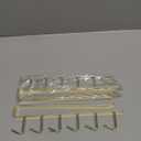 2pcs Mug Organizer for Kitchen Cabinets,Under-Shelf Coffee Cup Mug Rack with 6 Hooks,Fit for 1.1 Inch Thickness Shelf or Less,Suitable for Holder Hanger for Cups/Keys Storage/Scarf.Gold