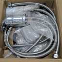 Salon Shampoo Bowl Faucet Vacuum Breaker Kit, Salon Shampoo Bowl Salon Sink Faucet & Vacuum Breaker with Sprayer and Hose for Shampoo Bed,Hair Salon Sink Faucet Sprayer Hose Set