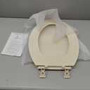 Centoco Elongated Plastic Toilet Seat, Fits Kohler/American Standard/TOTO, Standard Economy Model, Made in the USA, DSAMAZ16-106, Bone