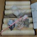 FourFurPets 26.7in Large Cat Tree Tower Condo, Cat Scratch Posts for Indoor Cats, Big Plate, Three 23.6in Full Sisal Scratching Posts, Greige