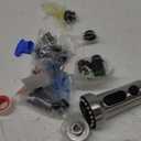 Hibbent Pull Down Faucet Head Replacement, 4-Function Kitchen Sink Spray Nozzle Replacement with 15 Adapters, Compatible with Moen, American Standard, Delta, Kohler Faucets, Chrome