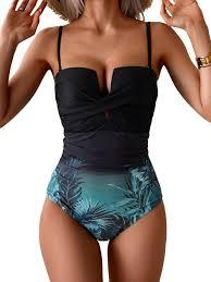 Aqua Regina Plus Size Swimsuit for Women One Piece Bathing Suit Ruched Tummy Control Adjustable Swimwear (3X-Large Plus)