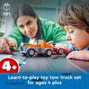 LEGO City Tow Truck and Sports Car Repair Building Toy - Pretend Play Toys for Preschool Kids, Boys & Girls, Ages 4+ - Gift for Birthdays - 60435