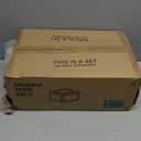 Storage Bins with Lids, 6 Pack Clear Plastic Storage Containers with Magnetic Acrylic Door, 19 Qt Stackable Storage Box for Home,Office Organizing