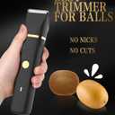 Beard Trimmer for Men,Manscape 3-in-1 Electric Razor Groin Groomer,IPX7 Waterproof Wet/Dry,Versatile Body Hair Trimmer for Ball/Beard/Nose,USB Rechargeable & Nose/Shaves Head,Christmas Gifts for Men