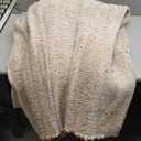 GRUHUM Jute Cotton Area Rug 6'x9' ft Rectangle Hand Woven Natural Farmhouse Rug for Living Room, Bedroom Kitchen - Rustic Vintage Bohemian Eco-Friendly Home Dcor 6x9 ft Natural Boho Rugs