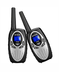 Retevis RT628 Walkie Talkies for Kids,Walky Talky,Key Lock,VOX Crystal Voice,Easy to Use, Birthday Gifts for Boys Girls Kids Outdoor Toys(Black,2 Pack)