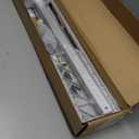 Nisorpa Pull Down Closet Rod, Adjustable 35-48 Inch Aluminium Wardrobe Lift Rail Organizer Buffer Return Closet Rod Pull Down Heavy Duty for High Cabinet Side Mounted 23 lbs Load Capacity