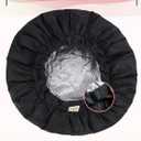 Years calm Heat Cap For Deep Conditioning Shower CapReusable Three-Layer Structure Waterproof Hair Cap  Applicable Tofor Bathing, Hair Care, And Other Uses (Black, One Size)