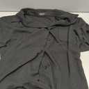 Bsubseach Long Sleeve Cover Up Shirt Oversize Button Down White Woman Black Coverup