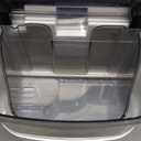 Kismile Nugget Ice Makers Countertop,Portable Ice Machine with Crushed Ice, 35lbs/Day,Self-Cleaning,One-Click Operation for Home Use(Silver)