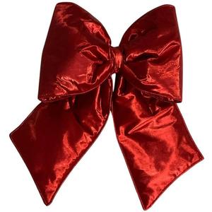 Vickerman 18" x 23" Red Metallic Christmas Bow