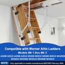 Heavy Duty 55-1 Attic Ladder Spreader Hinge Arms with Springs
