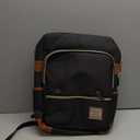 Mancio Vintage Laptop Backpack with USB Charging Port, Slim Tear Resistant Business Backpack for Travelling, College, Daypacks for Men,Women, Fits up to 15.6Inch Notebook in Black