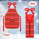 Hungdao 22 Pcs Christmas Doll Accessories Mini House Kitchen Outfit Set Kitchen Gas Stove Adorable Cooking Scene for Xmas Clothes and Accessories Gift, Doll is Not Included