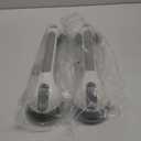 LEVERLOC 2 Pack Shower Grab Bars for Bathtubs and Showers, Easy to Install Suction Shower Handles for Bathroom Removable Handrails for Seniors Elderly Heavy Duty Safety Grip Waterproof Drill Free Gray (16.8 2 Set)