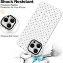 Magnetic for iPhone 12 Pro Max Case Cute Polka Dot Phone Case, Shockproof Slim TPU and Hard PC Protective Phone Cover Compatible with MagSafe Designed for Women Girls, White
