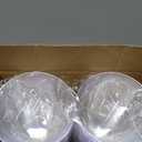 bUCLA 50 Pack Clear Plastic Serving Bowls - 24oz Disposable Salads, Cereal, Fruit, Dessert & Soup Bowls for Wedding & Party