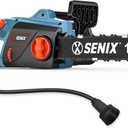 SENIX Electric Chainsaw,16" Corded Chainsaw,12 Amp for Wood Cutting,CSE12-M