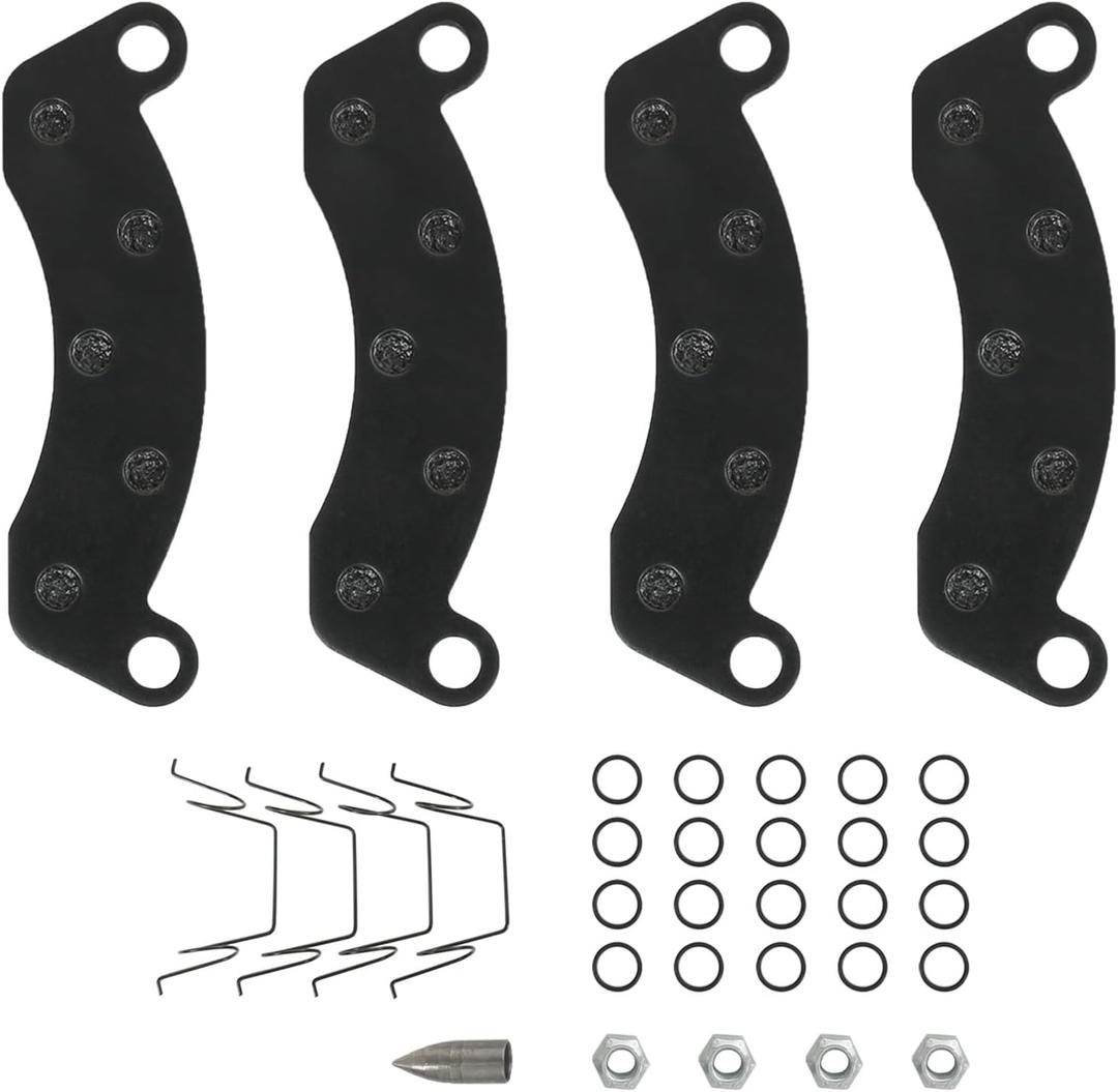 Disc Brake Pad Kit 10k 12k Replacement for Dexter K71-180-00 Hydraulic Trailer Axle Brake Pads 4Pcs