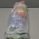 Sepamoon 9 Piece Small Plastic Storage Box with Lid Colorful Translucent Stackable Tool Storage Case Mini Sewing Box Organizer Plastic Organizer Container for Stationery, Jewelry, and More