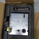 Toptotoo Mortise Lock Set Interior Door, Old Door Lock Replacement Parts, Antique Vintage Door Lock Hardware, Skeleton Keys and Reversible Latch, Mortise Lock Kit, Antique Brass Finish