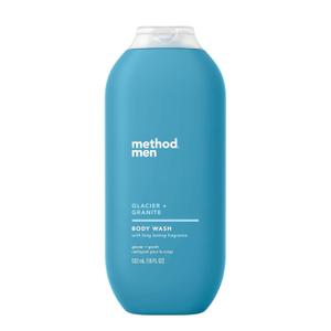Method Men Body Wash, Glacier + Granite, Paraben and Phthalate Free, 18 fl oz (Pack of 1) Method Men Body Wash, Glacier + Granite, Paraben and Phthalate Free, 18 fl oz (Pack of 1)