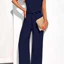 PRETTYGARDEN Women 2 Piece Lounge Sets 2026 Casual Summer Outfits Cap Sleeve Strappy Crop Tops Wide Leg Pant Tracksuit, L