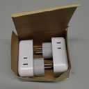 TESSAN 2 Pack Type E F Plug Adapter (2 USB-C), France Spain South Korea Power Adapter with 4 Outlets 3 USB, European Travel Adaptor for US to Germany Iceland Greece Portugal