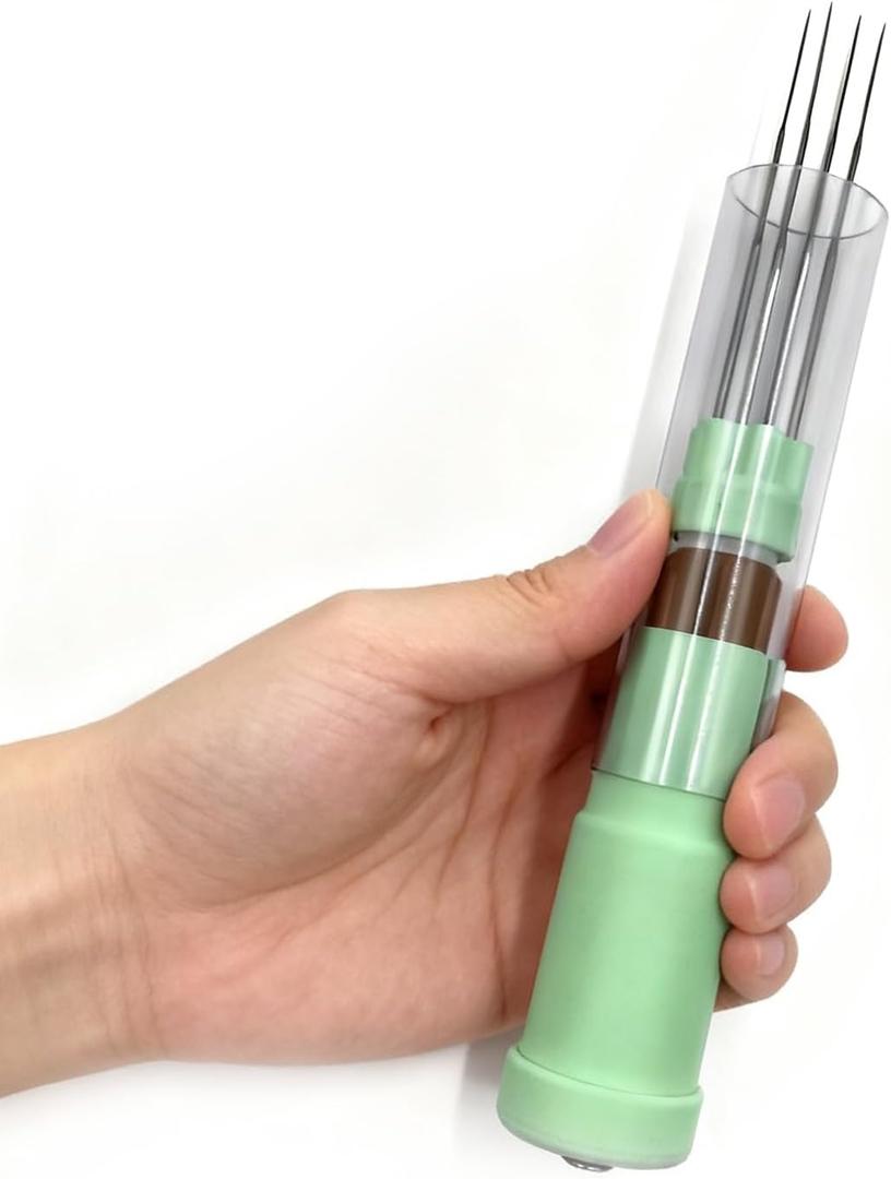 Electric Felting Needle Machine, Wool Felting Tool, 1-7 Needles with Speed Control, Easy Needle Change, for Quick Felting, DIY Wool Painting and Felted Craft Work