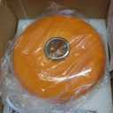 Glivpny Mushroom Lamp for Bedroom, Mid Century Modern Lamp for Nightstand, Dimmable Retro Egg Tart Bedside Small Lamps, Unique Home Mushroom Decor Aesthetic Cute Table Lamps for Living Room (Orange)