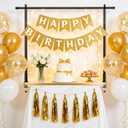 Over The Table Rod Stand with Clamps, Adjustable 15-58" Height, 30"-81 Length Over Table Display Bar, Metal Table Hanging Rail, Table Balloon Arch Stand for Party Decor, Wedding Anniversary