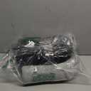 Dot&Dot Twist Memory Foam Travel Pillow for Airplanes - Travel Neck Pillow for Sleeping - Airplane Pillow for Neck Support, Chin, Lumbar and Leg - Adjustable, Bendable Neck Roll Pillow (Gray Black AC)