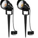 Low Voltage Landscape Lights 12 Volt LED Spotlight Outdoor Pathway Lights Wired Yard Lights Garden Lawn 10W Landscaping Lights 1000LM IP66 Waterproof Spot lighting Warm White Garden Stake Tree Light