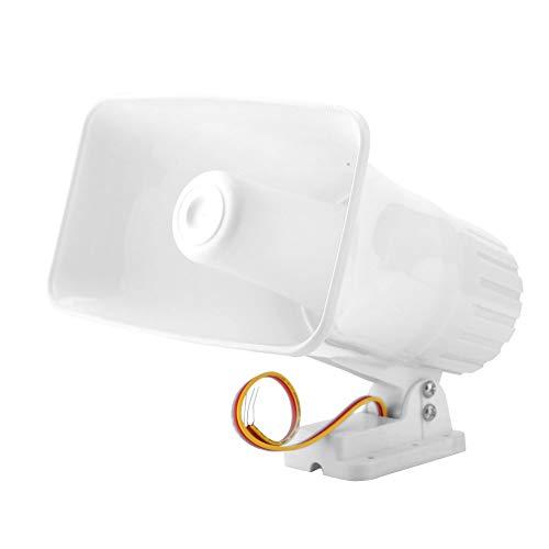 Horn Alarm, 150 dB DC 12V Dual Tone Wired Horn Siren Burglar Alarm System Warning Althorn for Home Security System