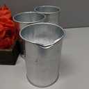 Poinsettias Artificial Christmas Flowers with LED Lights, Red Xmas Table Centerpiece in Pots and Wood Box for Decoration