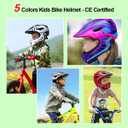 ROCKBROS Kids Full Face Helmet Kids Bike Helmets Lightweight Toddler Mountain Bike Helmet Detachable for MTB BMX Skating Cycling Scooter Safety Bicycle Helmets for Youth Child Boys Girls Ages 3-16