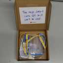 2Pack Battery Powered LED Strip Lights, 3.28FT COB LED Light Strip, Warm LED Strip Light for Under Cabinet, Closet, Shelves, Bedroom, DIY Lighting Battery LED Strip Lights