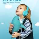 awatrue Toddler Kids Headphones Wired - Headphones for Kids Volume Limit 85/94dB Headset 3.5mm Jack Adjustable Foldable Headsets for Girls Boys Children Teens Pad Smartphones School