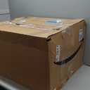 AMADA HOMEFURNISHING 8x10 Washable Area Rug, Low-Profile with Non-Slip Backing & Durable Edge Binding, Vintage Large Rugs for Living Room, Bedroom, Dining Room, Blue