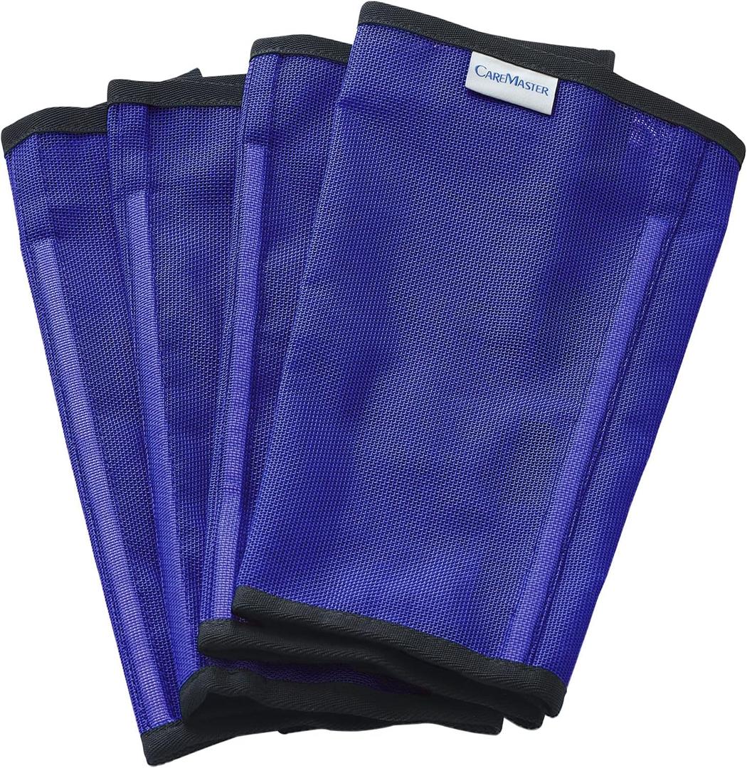 Fine Mesh Fly Boots Loose Fitting & Non-Slip Horse Fly Leggings No More Horsefly Nuisance Greatly Reduce Stomping Breathable with Natural Air Flow (Set of 4) (Medium, Deep Navy)