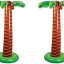 Rhode Island Novelty 66 Inch Inflatable Palm Trees, Set of Two